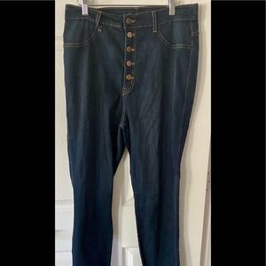 Fashion Nova Button Fly Skinny Jean